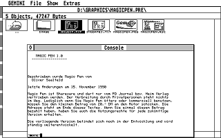 Gemini atari screenshot